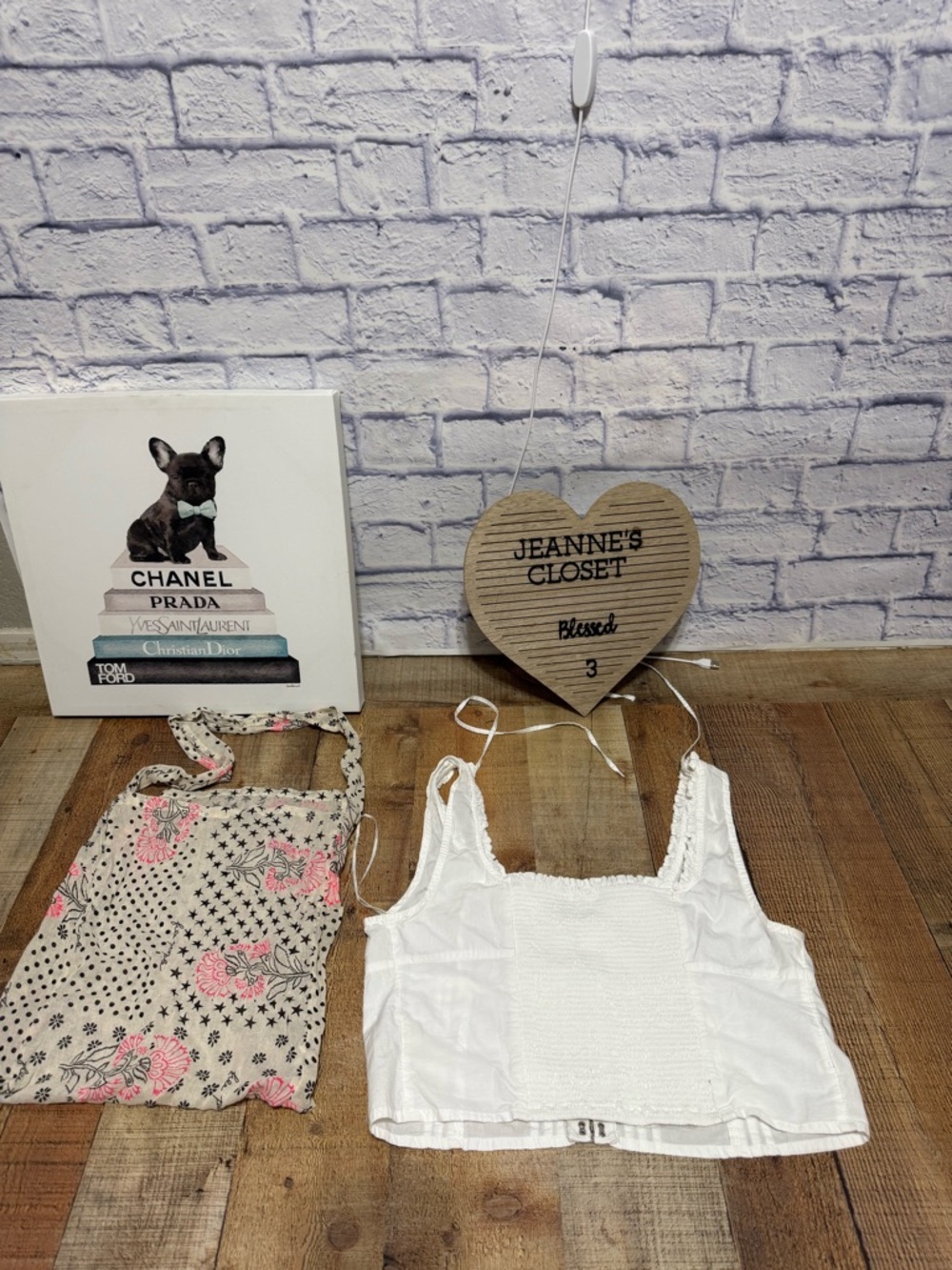 Free People Amelia white Corset Sleeveless Top Size L Cottage Core Romantic Farm - Picture 11 of 13